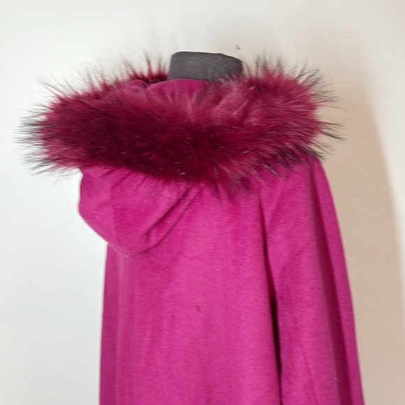 Jessica London Jacket Faux Fur Wool - Picture 4 of 8
